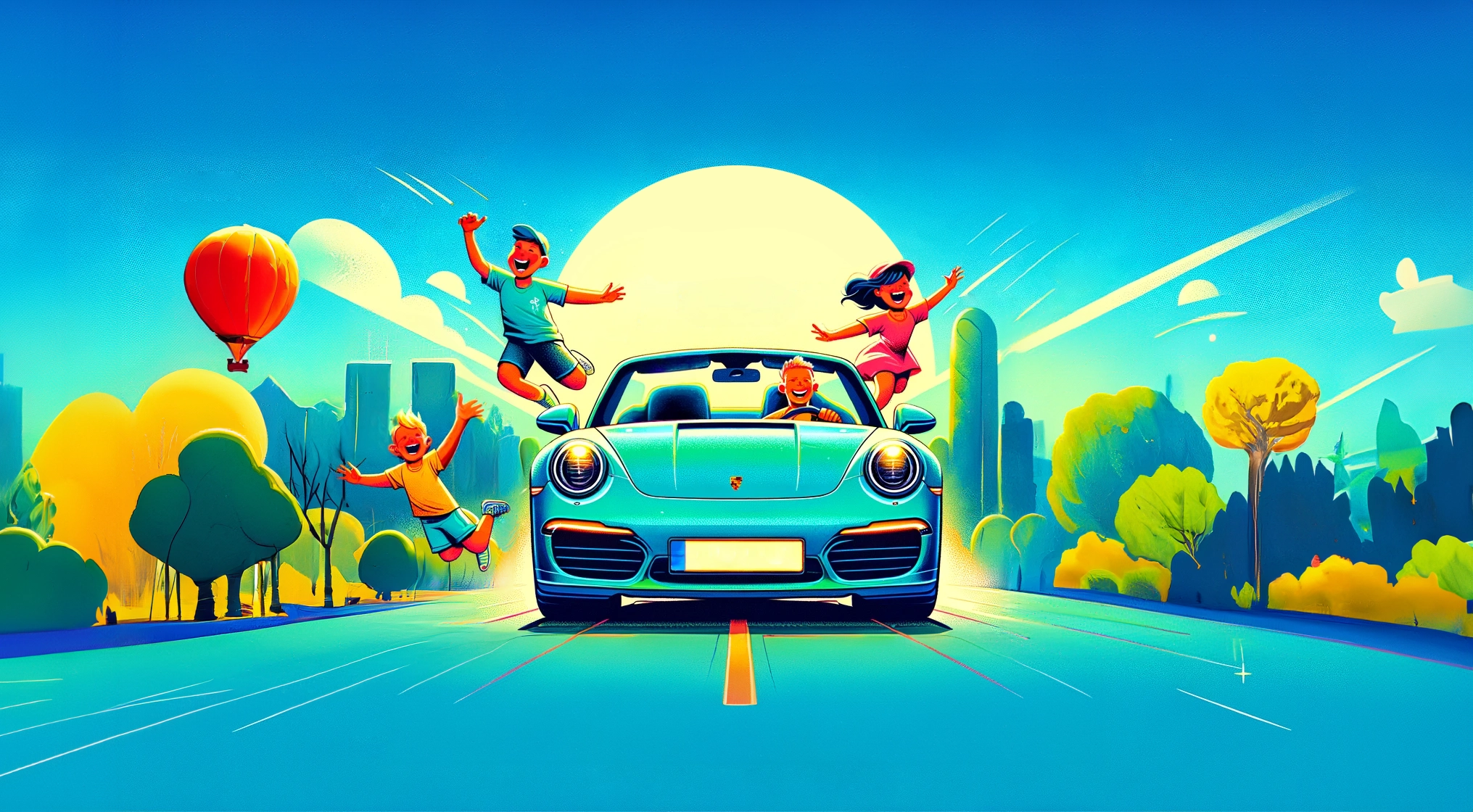 Anton Čorňák za volantom Porsche 911 Carrera 4 Cabrio – projekt Zdieľaj radosť